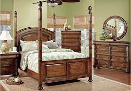 Cindy Crawford Home Key West Dark Poster 7 Pc Queen Bedroom King Size Bedroom Furniture Sets Bedroom Sets Affordable Furniture Stores