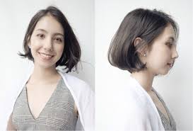 小顔に見えるボブヘア3選 アゴラインで顔まわりをカバー ボブヘア 顔 ヘア