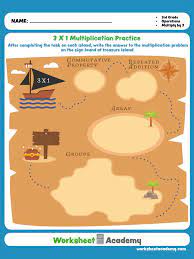 Multiply By 3 Practice Third Grade Math Worksheets Homeschool Worksheets Free Math Worksheets