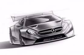 Mercedes Amg C 63 Dtm 2016 Race Car Design Sketch Rennwagendesign C 63 Amg Coupe Auto Design Skizze
