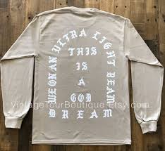 I Feel Like Pablo Shirt Sand Long Sleeve Ultra Light Beam Pablo Shirt Yeezy Tee Long Sleeve Tees