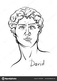 Antike Statue Kopf Illustration Kunstwerk Aus Der Ära Der Aufregung  Stock-Vektorbild von ©nemetse 432359488