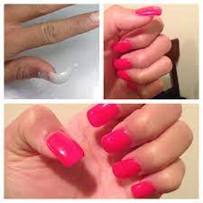 Extra Curved Tip But I Prefer It More Narrow Curved Nails Short Nail Designs Nails
