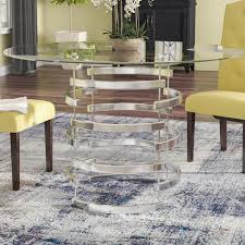 Anton Dining Table Oval Table Dining Modern Glass Dining Table Glass Round Dining Table