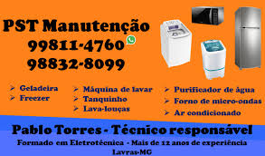 PST Manutenção em Linha Branca (Máquinas de lavar, geladeiras, microondas, etc.)