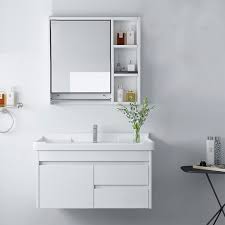 Vasagle wall cabinet, hanging bathroom storage cabinet with rod and adjustable shelf, medicine cabinet, wooden, white 18.9 x. China White Lacquer Wall Mounted Washbasin Cabinet Vanity Bathroom Modern China Bathroom Cabinet Bathroom Vanity