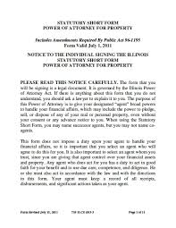 Power of attorney defined and explained with examples.authority given to a person to act on behalf of another person in legal or financial matters. Illinois Durable Financial Power Of Attorney Form Power Of Attorney Power Of Attorney