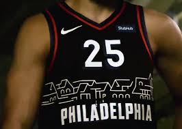 Denotes the 76ers current standing in terms of the luxury tax threshold. Sixers Unveil New Black Uniform Simmons Gets His Wish Sportslogos Net News