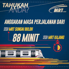 Sungai buloh mrt station is one of the terminal stations for the mrt sbk line (now known as the mrt kajang line). Mrt Corp On Twitter Anggaran Masa Perjalanan Bagi Laluan Mrt Sungai Buloh Kajang Sbk Dari Stesen Mrt Sungai Buloh Ke Stesen Mrt Kajang Adalah 88 Minit Https T Co 5ofhor690v