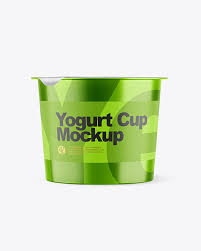 Download Metallic Yogurt Cup With Foil Lid Mockup Front View In Cup Bowl Mockups On Yellow Images Object Mockups PSD Mockup Templates