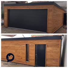 Holzstanderbauweise Fink Garage In 2020 Holzstanderbauweise Moderne Garage Garagenbau