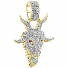 Pin On Animals Goat Charm Pendadnt Necklace