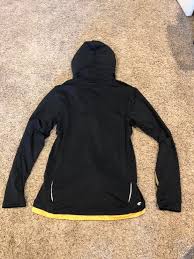 Adidas Black And Gold Jacket Womens Adidas Climacool Black And Gold Hoodie Large Sweatshirt Jacket Womens The Tag Says Adidas Large But I Think It Fi Jackets For Women Sweatshirt Jacket Hoodies