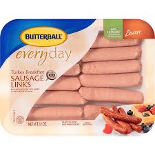 The same recipe can produce a different type of sausage just by changing the manufacturing process. Butterball Everyday Lean Turkey Breakfast Sausage Links 12 Oz Tray Brats Sausages Dave S Supermarket