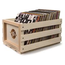 Make a mold and use resin to cast colorful copies of your records. Crosley Record Storage Crate Wooden Target