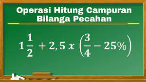Check spelling or type a new query. Cara Mengerjakan Soal Operasi Hitung Campuran Bilangan Pecahan Part1 Matematika Kelas 6 Sd Youtube