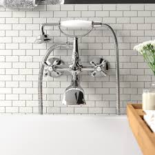 The good realiable brands with warranty's are over $1k, so we want to get the wall mount to save some money, is that a good idea? Charlton Home Isai Wall Mounted Clawfoot Tub Faucet Reviews Wayfair