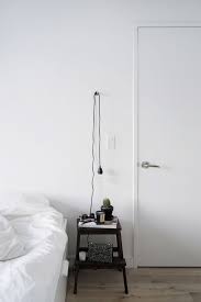 Ikea Bekvam Stool Side Table Diy Hanging Lightbulb Scandinavian Industrial Bedroom In New York City Diy Side Table Tidy Room Beautiful Bedrooms