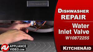 Watch this how to video with. Kitchenaid Dishwasher Diagnostic Repair Water Inlet Valve Youtube
