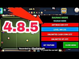 Download the 8 ball pool mod apk from jrpsc & enjoy the unlimited cash and money. How To Hack 8 Ball Pool 4 8 5 Mod Menu Unlimited Coin And Cash Free Cue By Mod Wala Youtube