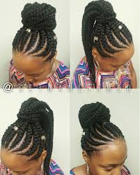 The style can be left down or pulled into an updo; Feed In Braids Feed In Cornrows Ghana Cornrows Braid Designs Cornrows Cornrow Designs Instagram Getmaneta Braided Hairstyles Hair Styles Feed In Braid