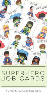 Superhero Classroom Jobs Superhero Classroom Theme Superhero Classroom Jobs Classroom Jobs
