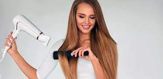 Spray a heat protectant throughout your hair (if you have fine hair, skip the roots), then wait until your hair is 50 to 80 percent dry before bringing out the hair dryer. The Fastest Safest Way To Dry Your Hair