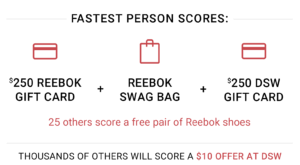 We would love to hear from you please contact our team. Reebok And Dsw S Gift Card Giveaway Quikly Freebie Mom