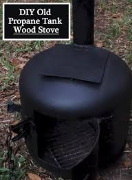 diy propane tank wood stove