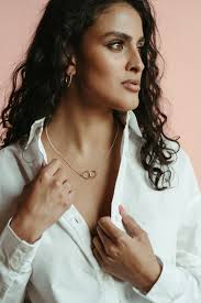 Silver Embrace Necklace Entwined Textured Silver Rings