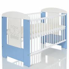 Natural nurseries chambre chambre enfant chambre bébé. Lit Bebe Evolutif 120x60 Cm Bois Blanc Bleu Prince Avec Matelas Chambre Enfant Ebay