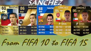 Explore more like alexis sanchez fifa 16. Alexis Sanchez Ultimate Team Cards From Fifa 10 To Fifa 15 Youtube