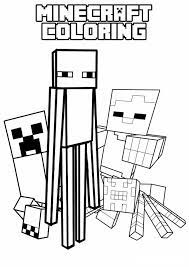 Free, printable coloring pages for adults that are not only fun but extremely relaxing. Printable Minecraft Coloring Pages Coloring Home