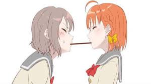 Give a hint of the top lip with one tiny curve and the bottom lip with two large curves that join in the middle. The Pocky Game Pocky Kiss Know Your Meme