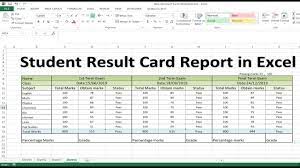 Adobe spark saves your results, so you can always revisit your project if you need to update it in the future. How To Make Student Result Report Card In Excel 2019 Student Result Report Card Student
