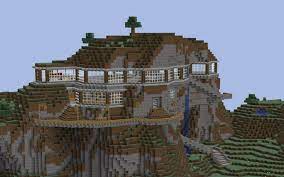 Moderne minecraft villa und häuser mit nur einem klick erstellen mit der minecraft instant structures mod! Mountain Mansion Minecraft Villa Minecraft Mods Minecraft Haus