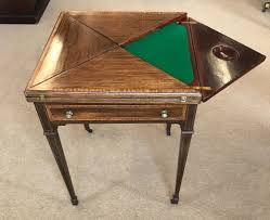 Edwardian Inlaid Mahogany Envelope Card Table Table Cards Mahogany Table