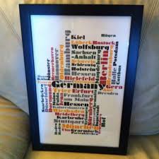 Surprise Birthday Gift For My Husband His Home Country Word Cloud With All The City Names Surprise Birthday Gifts Hubby Birthday 40th Birthday