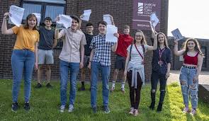 Barrow Sixthformers Celebrate A Level Achievements Sixth Form College Going To University Sky News