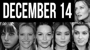 December 14 Famous Birthdays Women Celebrities Youtube