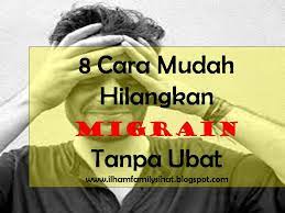 Untuk hilangkan migrain dengan lemon, campurkan pati lemon ke dalam air teh panas tanpa susu. 8 Cara Mudah Hilangkan Migrain Dan Sakit Kepala Tanpa Ubat Ilham Family Sihat