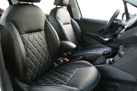 Keep in mind, some outbacks have better cowskin than others. Peugeot 208 Alba Eco Leather Black With White Diamond Stitching Alba Automotive