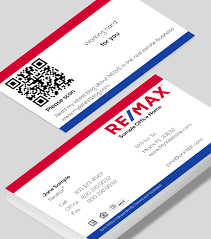 Free logo & photo uploads professionally printed & boxed recommended paper stock choice for this. Remax Classic Qr Code Business Card Modern Design