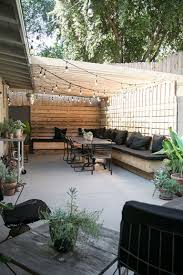 Throw pillows and a matching outdoor rug quickly spruce up your space. Backyard Patio Ideas Budget Small Backyard Ideas Novocom Top
