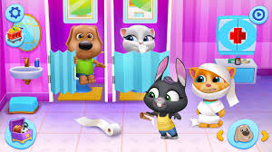 Talking angela, la novia del gato parlanchín más famoso de los móviles, está sentada en un café . My Talking Tom Friends For Android Apk Download