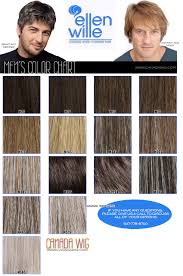 Ellen Wille Mens Hairmania Wig Color Chart