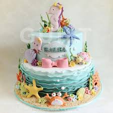 Under The Sea Cake Ocean Cakes Sea Cakes