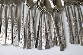 Ancestral silver plate flatware silverware silverplate. Modernist Flatware Mid Century Modern Flatware 1847 Rogers Bros Navaho Pattern Silverware Vintage Modern Modern Flatware Mid Century Modern Navajo Pattern
