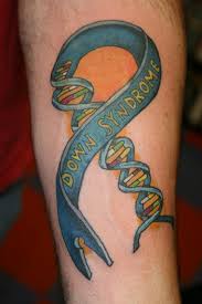 While some may believe children with down syndrome are a burden, parents of down syndrome children know otherwise. Dna Ribbon By Cat Johnson Tattoonow