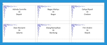 Contoh undangan pernikahan adalah kumpulan vektor desain undangan pernikahan , kumpulan template undangan pernikahan terbaru yang telah admin redesain dan dikoleksi untuk semua pembaca blog ini. Cara Membuat Label Undangan Di Word Otomatis Pakai Motif